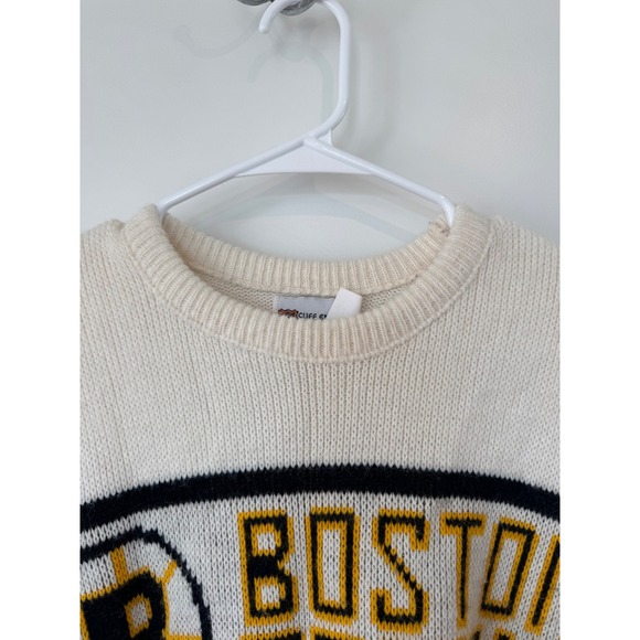 Vintage VTG Cliff Engle Ltd Boston Bruins Wool Blend Sweater Mens Medium - Picture 4 of 8